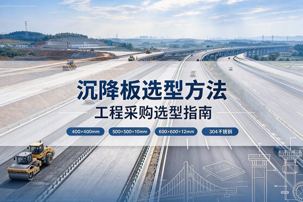 尤溪沉降板选择方法