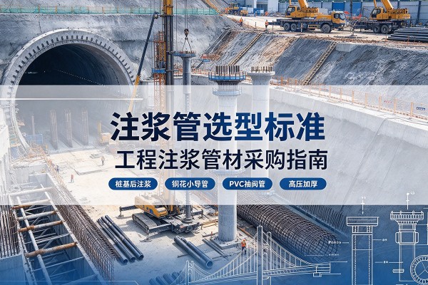 尤溪注浆管选型标准