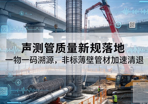 尤溪声测管质量新规落地，一物一码溯源，非标薄壁管材加速清退