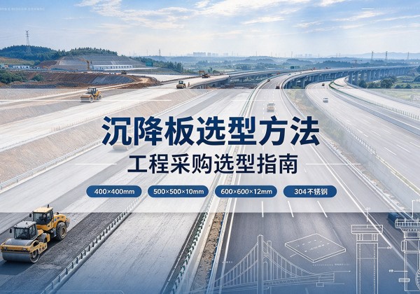 尤溪沉降板选择方法